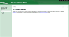 Desktop Screenshot of emergency.massart.edu
